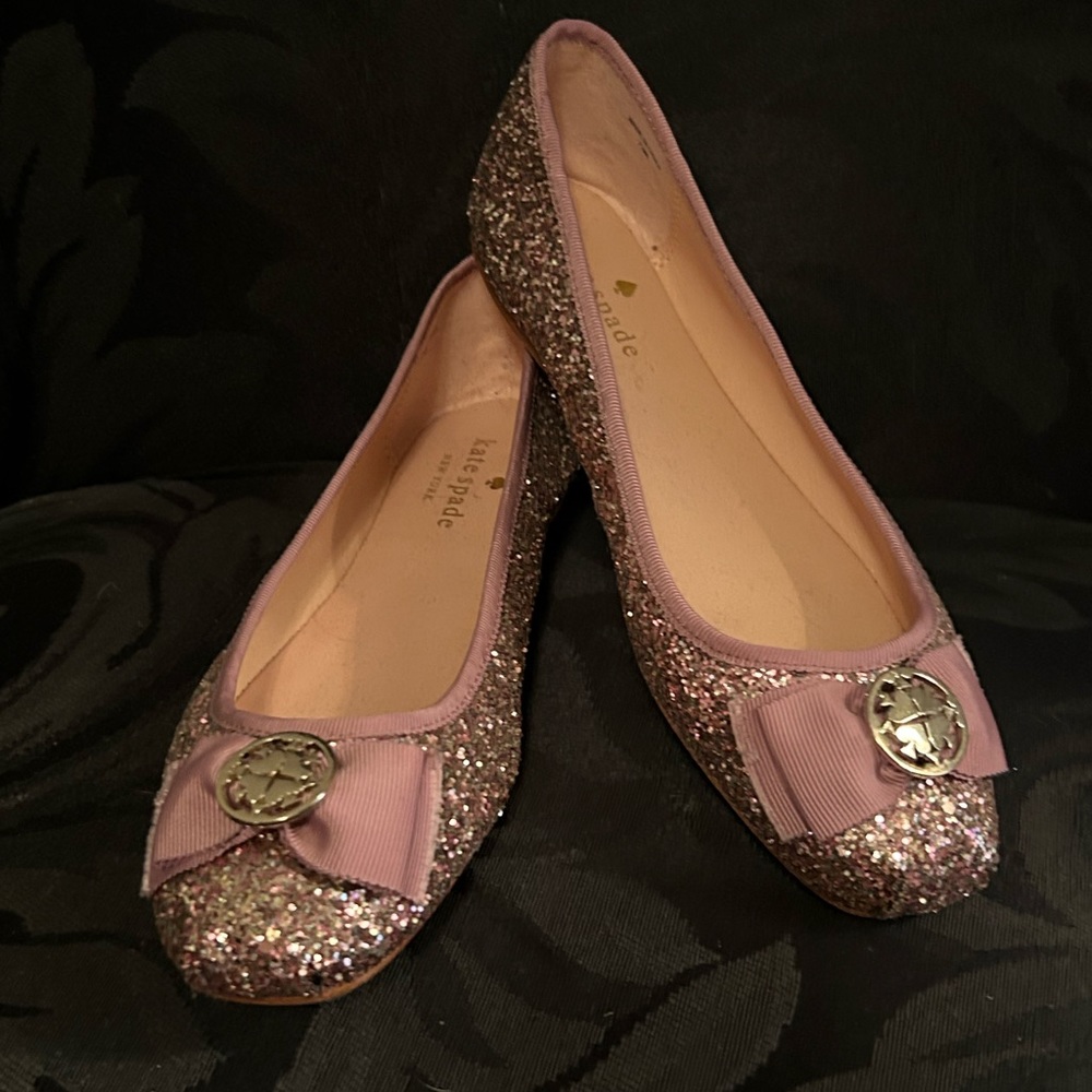 Kate Spade Glitter Ballet Flats